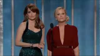 Tina Fey and Amy Poehlers Opening Monologue at the 70th Annual Golden Globe Awards 2013 [upl. by Nahij]