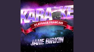 Quoi — Karaoké Playback Instrumental — Rendu Célèbre Par Jane Birkin [upl. by Maurits]