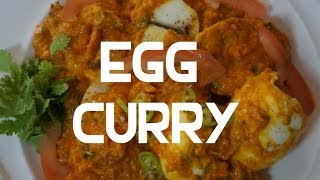 Egg Curry Recipe  Indian Cooking Masala [upl. by Nuahsad]