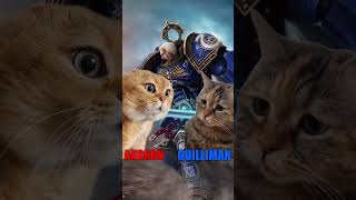 ANGRON VS GUILLIMAN VERSIÓN GATUNA warhammer40k shorts [upl. by Tomkin283]