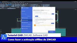 Tutorial CAD Como fazer a activação offline do ZWCAD manualmente [upl. by Harhay]