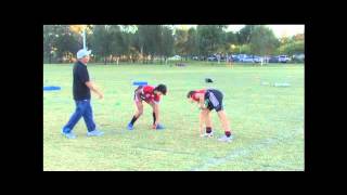 Rugby League Tackle Prep Timing [upl. by Aicert702]