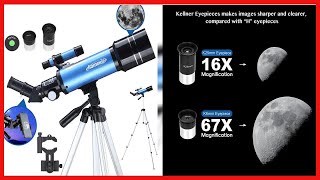 AOMEKIE Telescopes for Kids with K625 Eyepieces Telescopes for Astronomy Beginners and Adults [upl. by Lymn]