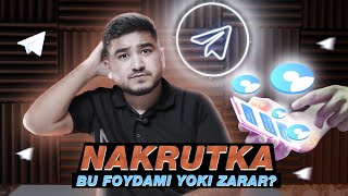 Nakrutka bu foydami yoki zarar  Telegramda Nakrutka qanday ishlaydi [upl. by Wernda]