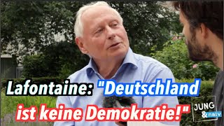 Oskar Lafontaine quotDeutschland ist keine Demokratie sondern eine Oligarchiequot [upl. by Amedeo826]