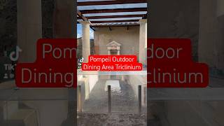 Pompeii Outdoor Dining Area Triclinium [upl. by Barris]