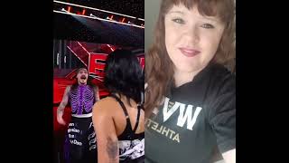 Mami doesnt want to hear it Dom wwe wweraw wwesmackdown rhearipley duet [upl. by Eecrad]