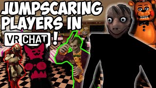 JUMPSCARING VRChat Players 1 Best Reactions [upl. by Anaeerb806]