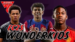 THE BEST WONDERKIDS ON FC25  Part 1 [upl. by Ybrek]