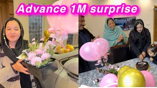 Advance 1M surprise from Dubai 😍 Sitara Yaseen vlog [upl. by Birecree]