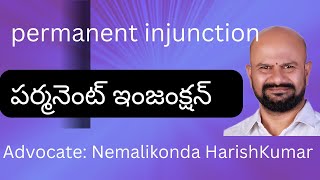 permanent injunction  పర్మనెంట్ ఇంజంక్షన్ injunction stayorder order court lawyer property [upl. by Catrina]