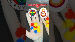 Fenerbahçe ve Galatasaray 1 Takım Olsaydı Renkleri Ne Olurdu fenerbahçe galatasaray eğlence [upl. by Arne]