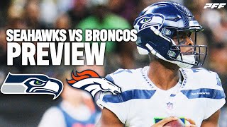 Broncos vs Seahawks Week 1 Preview  PFF [upl. by Brandwein]