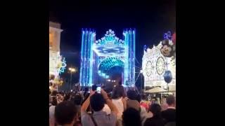 Matera le Luminarie per la Festa della Bruna 2016 [upl. by Portland260]