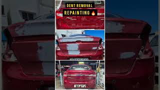 Body panel Dent fix and repainting for figo aspire 🔥 youtubeshorts shortsfeed rjcustomsquad [upl. by Smoot]