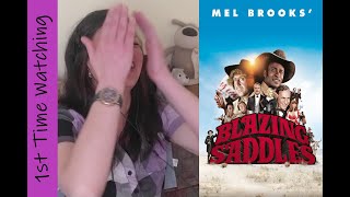 Blazing Saddles 1974 Film  Reaction  1st Time Watching  Hysterically Funny [upl. by Zeta]