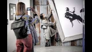 Poland’s first ever Banksy exhibition opens in Warsaw [upl. by Munro]