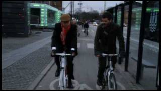 Mayor David Miller  Biking with the Copenhagen Wheel [upl. by Ibmab]