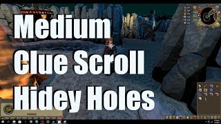 RS3 Runescape Update 2018 Clue Scroll Overhaul  Medium Clue Scroll Hidey Hole Locations amp Items [upl. by Thatch]