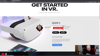 First Time Set Up Oculus Quest 2 Air Link with Your PC  Wireless VR Gaming [upl. by Georgetta]