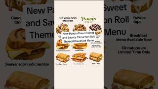 A Look at the New Panera Bread Cinnamon Roll Themed Breakfast Menu fastfood panera Breakfast [upl. by Clements]