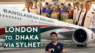 Biman Bangladesh B777300ER London to Dhaka Trip Report Part 1 [upl. by Barlow]