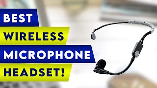 5 Best Wireless Headset Microphone System [upl. by Anawaj]