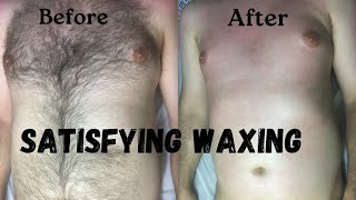 Satisfying male waxing  whole body waxing wax waxing [upl. by Andersen931]