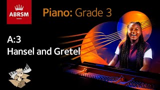 Hansel and Gretel  ABRSM Piano Grade 3 2023 amp 2024 A3  Synthesia Piano tutorial [upl. by Zehc]