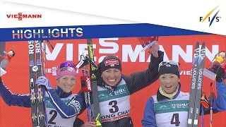 Highlights  Kowalczyk back on winning ways in Pyeongchang  FIS Cross Country [upl. by Ijar685]