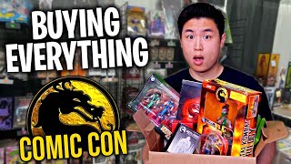 Buying EVERYTHING Mortal Kombat Challenge at GRAND RAPIDS COMIC CON 2021 [upl. by Annayek]