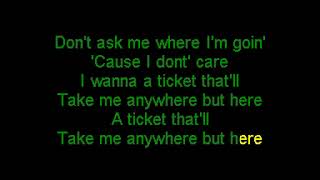 Anywhere But Here Sammy Kershaw Karaoke Version JM [upl. by Irwinn589]