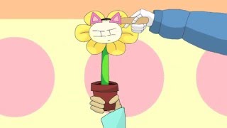 Flowey does the Baku Baku Nya Nya  Undertale [upl. by Royal]