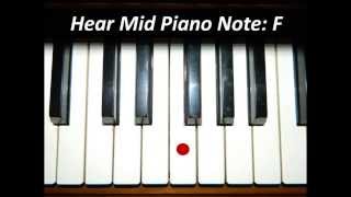 Hear Piano Note  Mid F [upl. by Maloney]