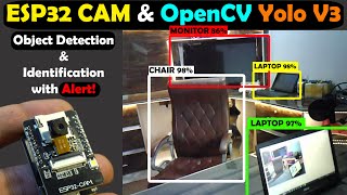 ESP32 CAM with Python OpenCV Yolo V3 for object detection and Identification Image Processing [upl. by Osmund]