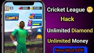 Cricket League unlimited diamond mod APK l Cricket League unlimited diamond [upl. by Quenby]