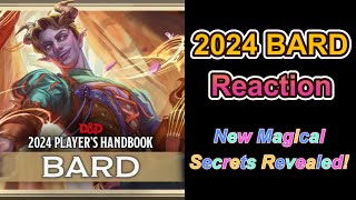 2024 Players Handbook Bard reaction video DampD 524 [upl. by Dowd897]