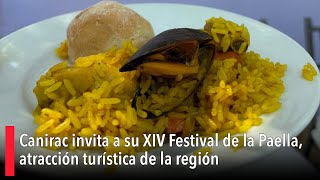 Canirac invita a su XIV Festival de la Paella atracción turística de la región [upl. by Ennaitsirk]