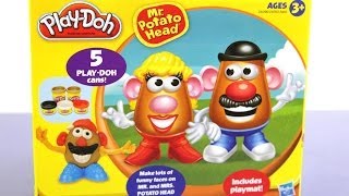 Play Doh Play Dough Mr Potato Head Toy Review [upl. by Ahseken869]