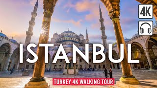 Istanbul TURKEY 4K Walking Tour  Captions amp Immersive Sound 4K Ultra HD60fps [upl. by Archangel]