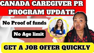 CANADA CAREGIVER PILOT PROGRAM 2024 UPDATE  GET A JOB OFFER [upl. by Necyla]