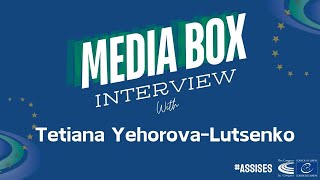 Mediabox interview with Tetiana YehorovaLutsenko [upl. by Aloeda996]