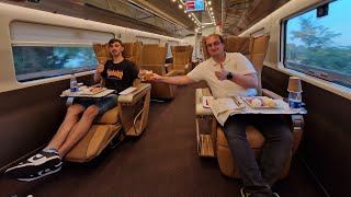 In Executive sul Frecciarossa 1000 da Verona a Milano Centrale con Il soccorritore della goat league [upl. by Cutlerr720]