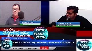 JORNAL PLANETA VERDE  AO VIVO [upl. by Burchett]