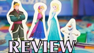 FROZEN Game Review Elsa Anna  Olaf SURPRISE SLIDES [upl. by Ciapas]