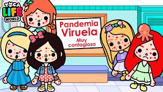 😷 ¡Las Princesas Junior tienen Varicela en Toca Boca Life World 👑 [upl. by Gristede]