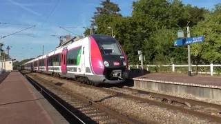 Z50000 NAT  Arrivée à la gare de Belloy Saint Martin sur la ligne H du Transilien [upl. by Gersham]