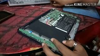 how to open asus x205ta battery replacement bangla [upl. by Tolley]