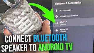 HOW TO CONNECT BLUETOOTH SPEAKER TO ANDROID TV [upl. by Karon]