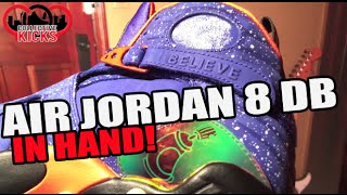 Air Jordan DB Retro 8 Doernbecher First Look In Hand Caden Lampert [upl. by Sikko]